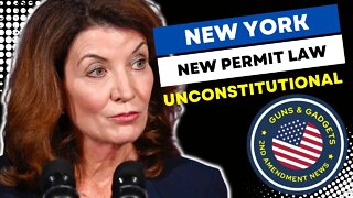NY Sheriffs: New Permit Law Is UNCONSTITUTIONAL!