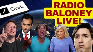 RADIO BALONEY LIVE! Is GROK Woke? Cringe White House Christmas