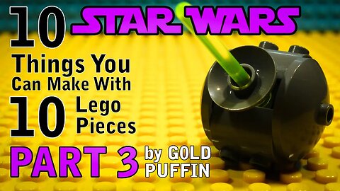 10 Star Wars Things You Can Make With 10 Lego Pieces (Part 3)