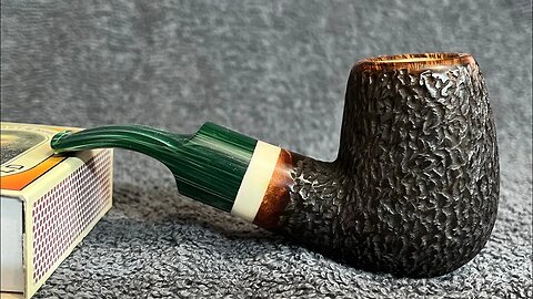 LCS Briars pipe 770 stubby bent billiard