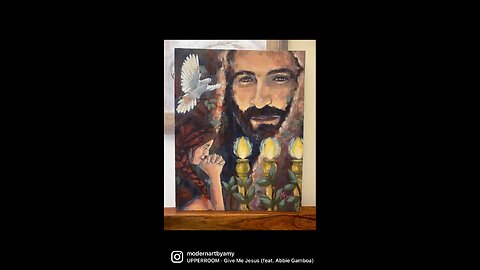 Painting Praying to Jesus Art, How to paint Jesus in Acrylics, Jesus Listens to Our Prayers