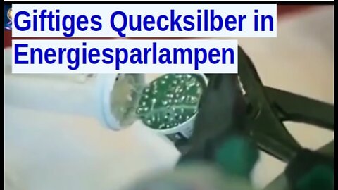 Giftiges Quecksilber in Energiesparlampen