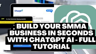 Build Your SMMA Business Like a Pro with ChatGPT AI - Full Tutorial