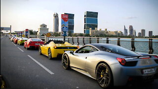 Ferrari Owners Unite For Exclusive Qatar Track Run