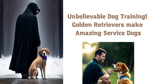 Unbelievable Dog Training! Golden Retrievers make Amazing Service Dogs