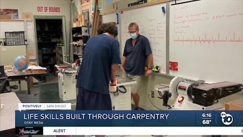 Life skills built through carpentry juvenile program in Otay Mesa