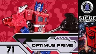 Transformers: Siege OPTIMUS PRIME [Voyager, 2018] | Kit Reviews #71