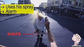 Pepper spray for self-defense against a knife | RVFK self-protection