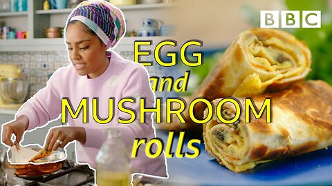 Nadiya's 5 minute crispy egg rolls - BBC