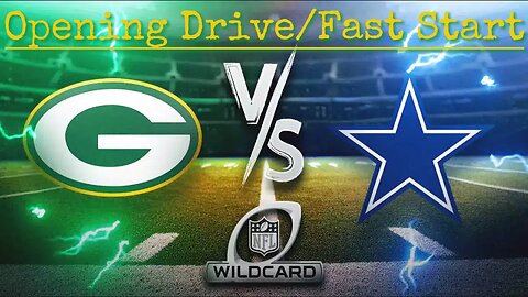 Green Bay Packers Opening Drive vs Dallas Cowboys...Starting Fast and Winning