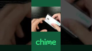 Chime Debit Card Unboxing & Review #shorts #onlinebanking #chimebank #personalfinance