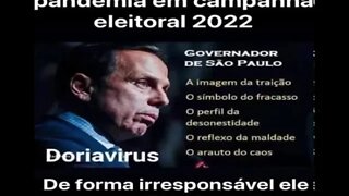 Compartilhe !!! Doria transformou pandemia em campanha eleitoral 2022