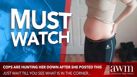 Mom Posts Picture Of Her Baby Bump. Cops Are Hunting Her Down For What’s In Background