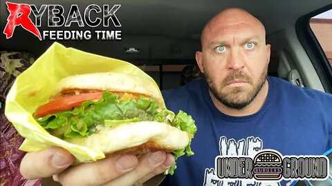 Underground Burger Top Secret Better than Inn N Out Double Double Fries & Shake Ryback Feeding Time