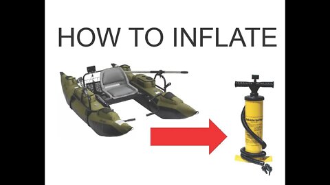 Inflating the Colorado XT Pontoon