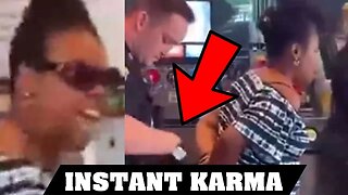 Black Woman Attacks MCDONALDS Employee and Gets Handled