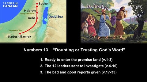 Numbers 13 “Doubting or Trusting God’s Word” - Calvary Chapel Fergus Falls