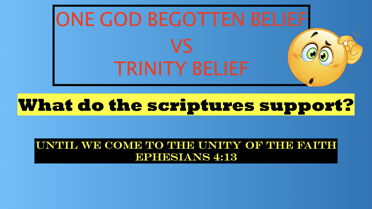 One God Vs Trinity