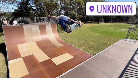 Skating a Vert Ramp in the Middle of a Nowhere!