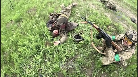 Ukraine combat footage: failed Russian ambush attempt - 4 Russian soldiers KIA