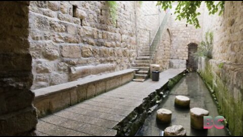 Biblical site where Jesus healed blind man excavated for public view