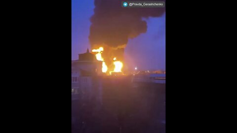 🇺🇦GraphicWar18+🔥More Blast Footage of Explosions in Belgorod Russia Hit w/Unknown😉 🚀🚀Missile #Shorts