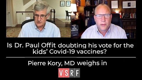 “What have we done?” -Dr. Paul Offit, FDA Vaccine Committee