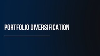 Portfolio Diversification