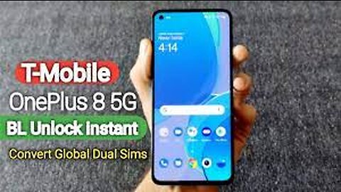 OnePlus 8 5G T-Mobile | Instant Bootloader Unlocked | Convert Dual Sims Global Rom | BY SOFT4GSM.PK