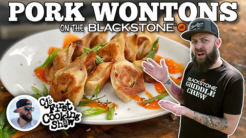 How to Make Pork Wontons on a Blackstone Griddle