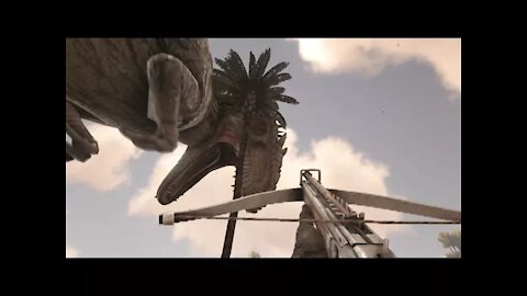 Ark - When your controller dies while taming a giga...