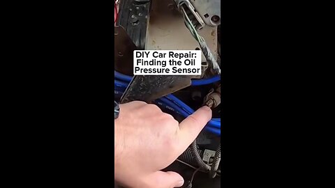DIY Van Repair Finding the Oil Pressure Sensor