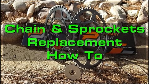 Chain & Sprockets Replacement How-To - Almost Any Bike! - KDX220 - YZ250X