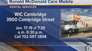 Ronald McDonald Care Mobile providing dental care to Las Vegas-area children