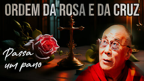 ROSA+CRUZ passa pano para o Dalai Lama, enfatizando a sua santidade
