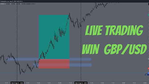 Live Trade Win on GBP/USD