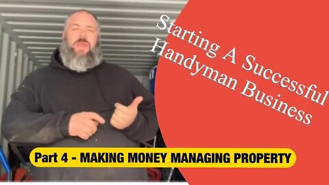 PROPERTY MANAGEMENT - How To Start A Successful Handyman Business With No Money