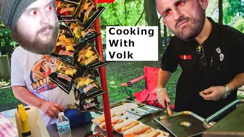 MMA Guru - Alexander Volkanovski Impression - Working at a Busy Hot Dog Stand.