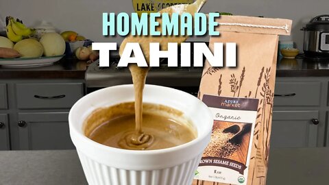 How to make Tahini from Sesame Seeds at Home