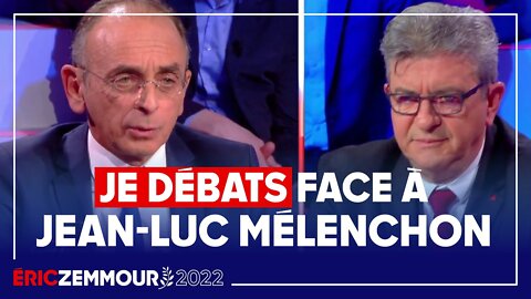 Eric Zemmour face à Jean-Luc Mélenchon chez Cyril Hanouna