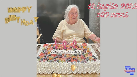 Auguri da Chiasso TV a Antonietta Enrica Molinari per i suoi 100 anni