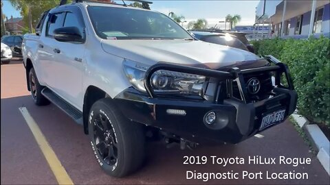 2019 Toyota HiLux Rogue Diagnostic Port Location