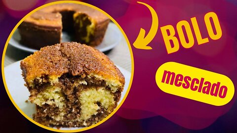 COMBINAÇÃO PERFEITA PARA SEU CAFÉ | BOLO MESCLADO | #bolo - cake #lanche - 蛋糕 - ケーキ #maiscomida food