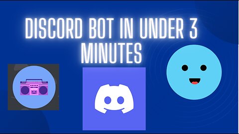 Create A Basic Discord Bot in 3 Minutes