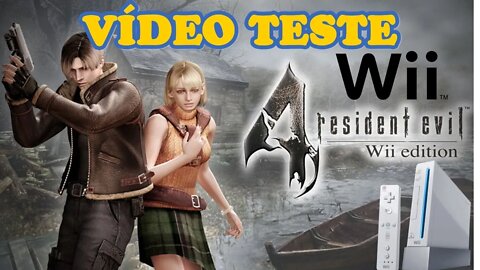 VIDEO TESTE - RESIDENT EVIL 4 NINTENDO Wii