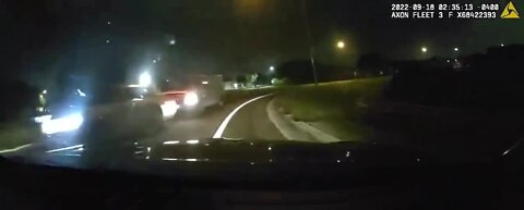 VIDEO: 2 wrong-way drivers nearly hit Tampa Police Officer head-on