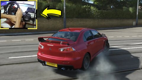 MITSUBISHI LANCER EVOLUTION X GSR Forza Horizon 4 gameplay Logitech g29