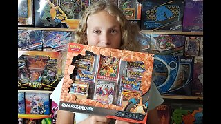 Charizard EX Premium Collection Box Opening Pokémon cards!