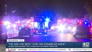 Father, two kids dead after phoenix condo fire