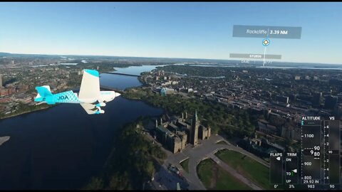 Flight Simulator 2020 | Flight ✈️ above Ottawa (CYOW), Gatineau, and Orleans 😎👨🏼‍✈️